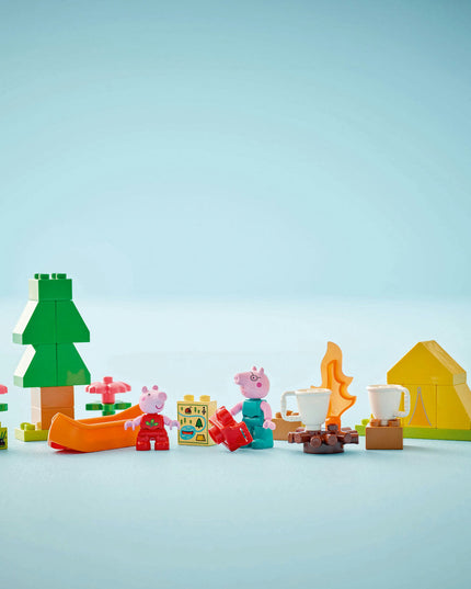 LEGO® DUPLO® Peppa Pig Camping Trip Building Playset with Canoe Toy 10452