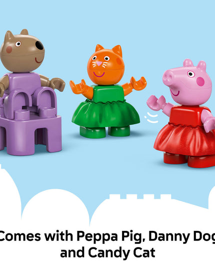 LEGO® DUPLO® Peppa Pig Funfair Pretend-Play Amusement Park Toddler Toy 10453