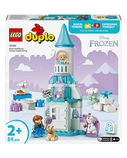 LEGO® DUPLO® │ Disney™ Anna and Elsa’s Frozen Castle Party Buildable Toddler Toy 10455