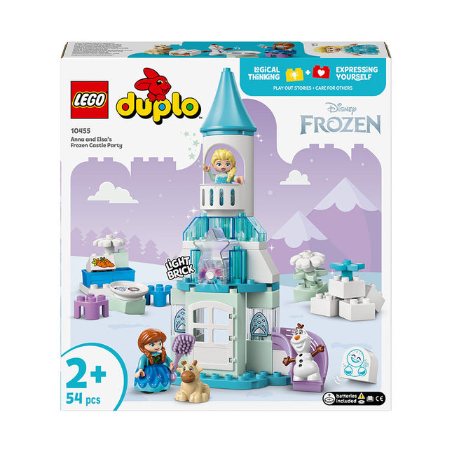 LEGO® DUPLO® │ Disney™ Anna and Elsa’s Frozen Castle Party Buildable Toddler Toy 10455