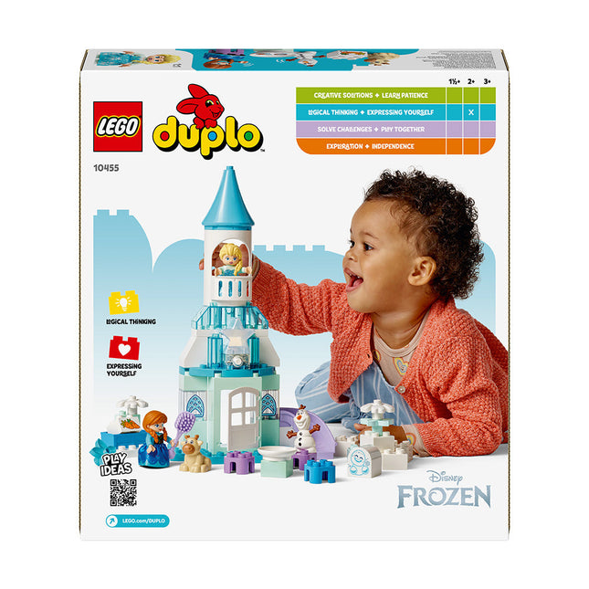LEGO® DUPLO® │ Disney™ Anna and Elsa’s Frozen Castle Party Buildable Toddler Toy 10455