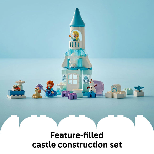 LEGO® DUPLO® │ Disney™ Anna and Elsa’s Frozen Castle Party Buildable Toddler Toy 10455