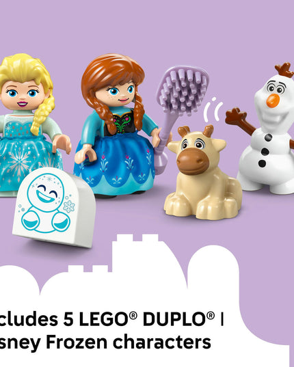 LEGO® DUPLO® │ Disney™ Anna and Elsa’s Frozen Castle Party Buildable Toddler Toy 10455