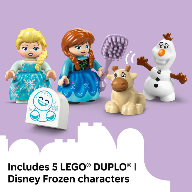LEGO® DUPLO® │ Disney™ Anna and Elsa’s Frozen Castle Party Buildable Toddler Toy 10455