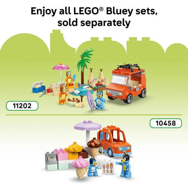 LEGO¬Æ DUPLO¬Æ Bluey: Bluey‚Äôs Family House with Memory Game Interactive Toy 10459