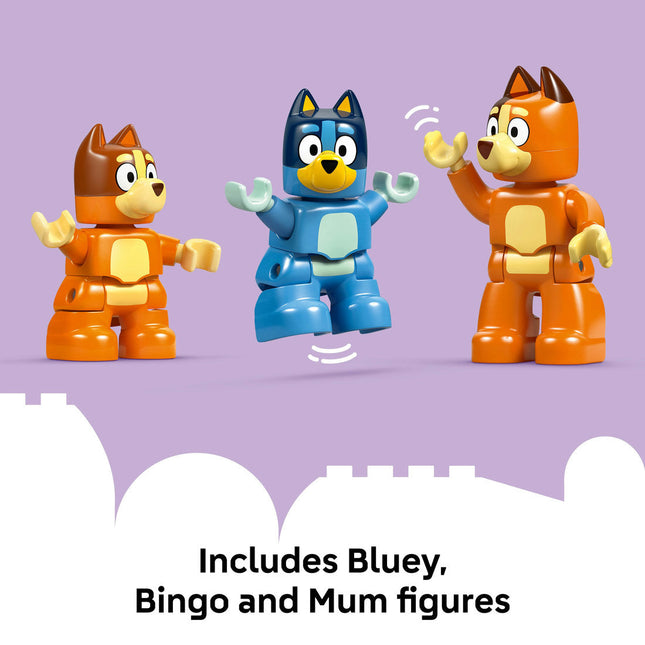LEGO¬Æ DUPLO¬Æ Bluey: Bluey‚Äôs Family House with Memory Game Interactive Toy 10459