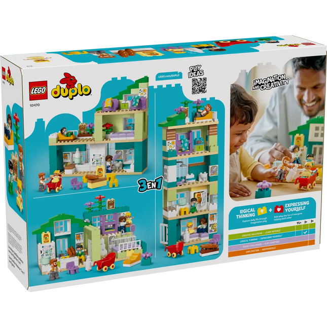 LEGO® DUPLO® 3in1 Modern Family House with Figures 10470