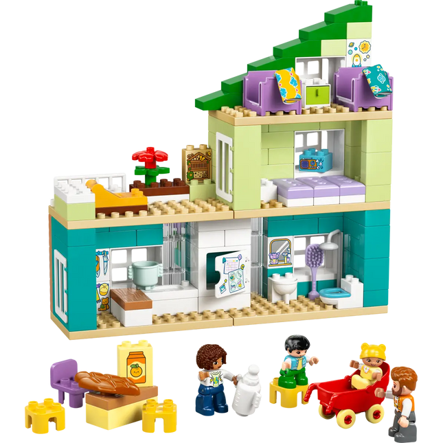 LEGO® DUPLO® 3in1 Modern Family House with Figures 10470