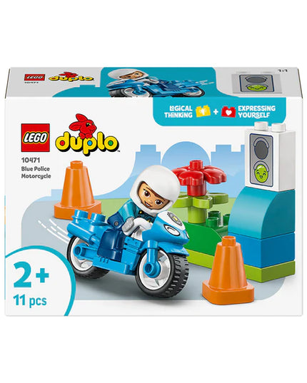 LEGO® DUPLO® Town Blue Police Motorcycle Playset 1047