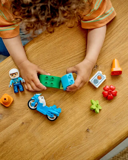 LEGO® DUPLO® Town Blue Police Motorcycle Playset 1047