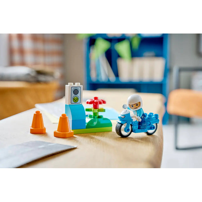 LEGO® DUPLO® Town Blue Police Motorcycle Playset 1047