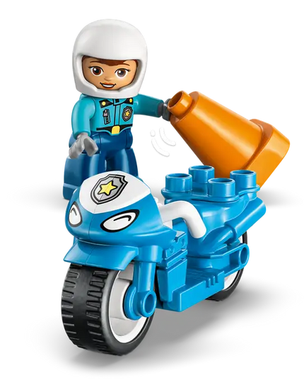LEGO® DUPLO® Town Blue Police Motorcycle Playset 1047