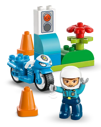 LEGO® DUPLO® Town Blue Police Motorcycle Playset 1047