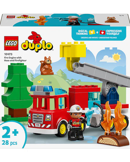 LEGO® DUPLO® Town Fire Engine with Hose and Firefighter 10473