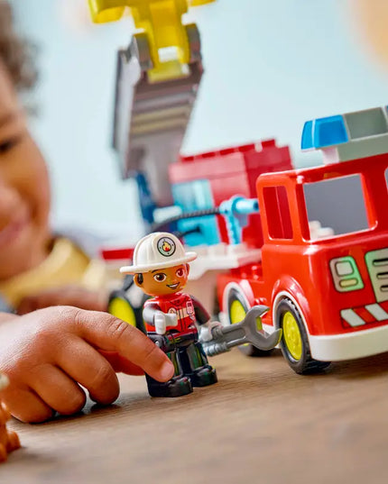 LEGO® DUPLO® Town Fire Engine with Hose and Firefighter 10473
