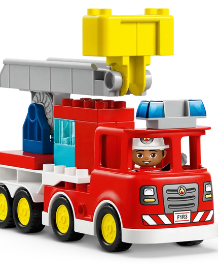 LEGO® DUPLO® Town Fire Engine with Hose and Firefighter 10473