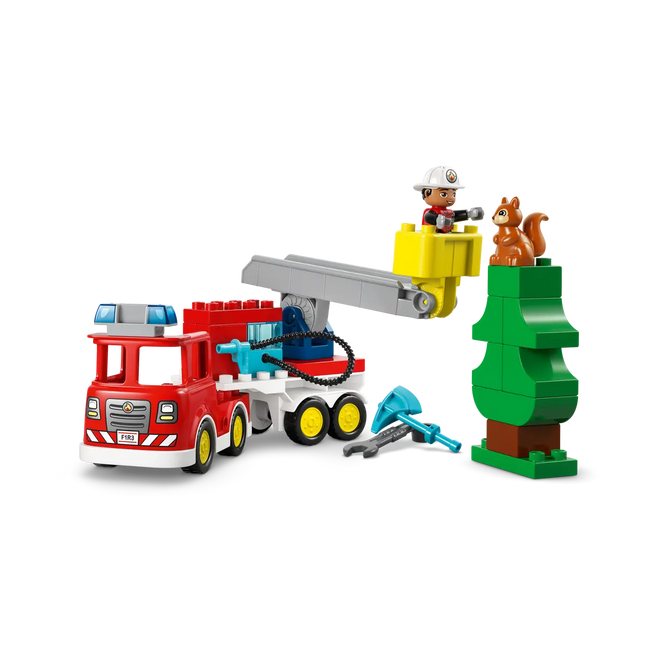 LEGO® DUPLO® Town Fire Engine with Hose and Firefighter 10473
