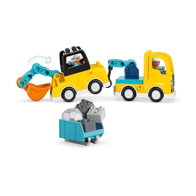 LEGO® DUPLO® Town 3 in 1 Construction Vehicles Toys 10475