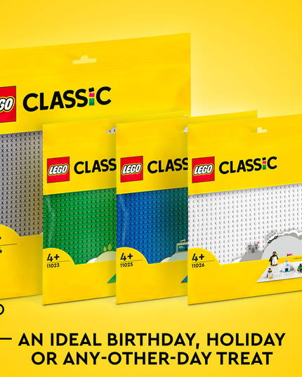 LEGO® Classic Blue Baseplate Building Kit 11025
