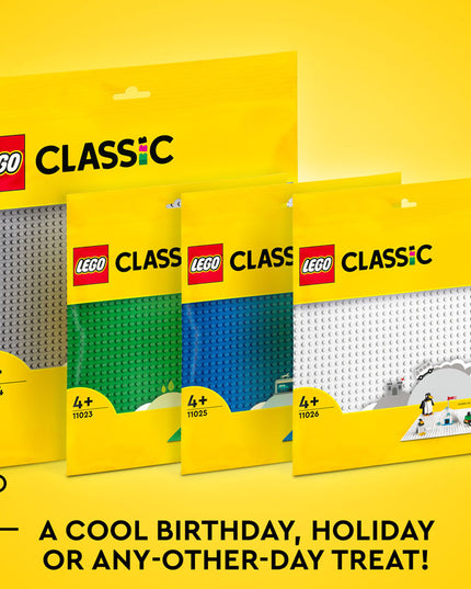 LEGO® Classic White Baseplate Building Kit 11026