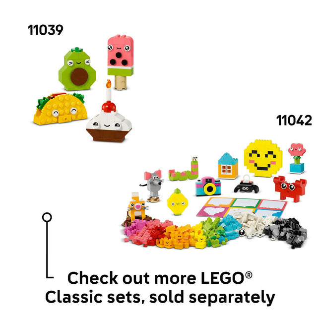 LEGO® Classic Magical Transparent Box, Colorful Building Bricks Toy 11040
