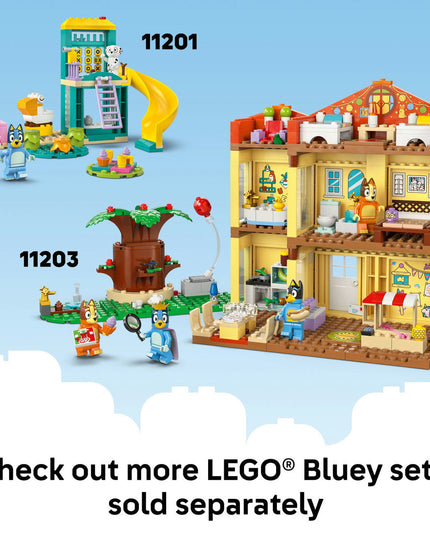 LEGO® Bluey: Bluey’s Beach & Family Car Trip, Preschool Toy Building Kit 11202