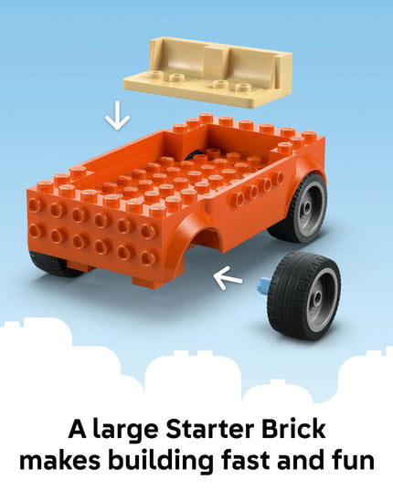 LEGO® Bluey: Bluey’s Beach & Family Car Trip, Preschool Toy Building Kit 11202