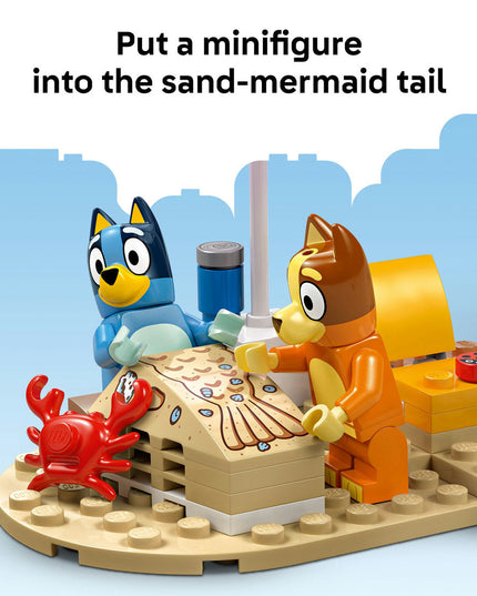 LEGO® Bluey: Bluey’s Beach & Family Car Trip, Preschool Toy Building Kit 11202