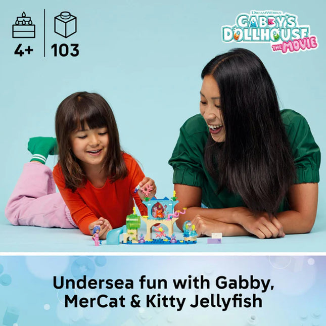 LEGO® Gabby’s Dollhouse Mermaid Gabby’s Aquarium Adventure Animal Toy 11204
