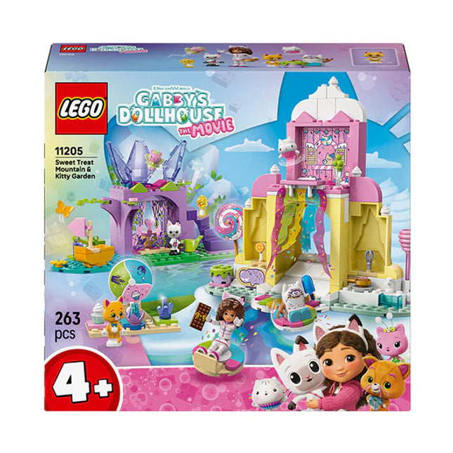 LEGO® Gabby’s Dollhouse Sweet Treat Mountain & Kitty Garden Pretend Play 11205