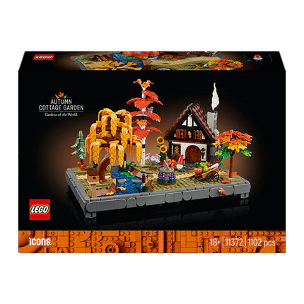 LEGO® Icons Autumn Cottage Garden Model Building Kit 11372