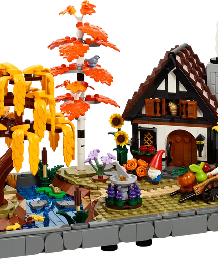 LEGO® Icons Autumn Cottage Garden Model Building Kit 11372