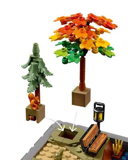 LEGO® Icons Autumn Cottage Garden Model Building Kit 11372