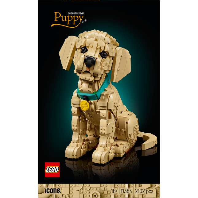 LEGO® Icons Golden Retriever Puppy 11384