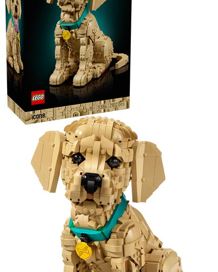 LEGO® ICONS Golden Retriever Puppy 11384