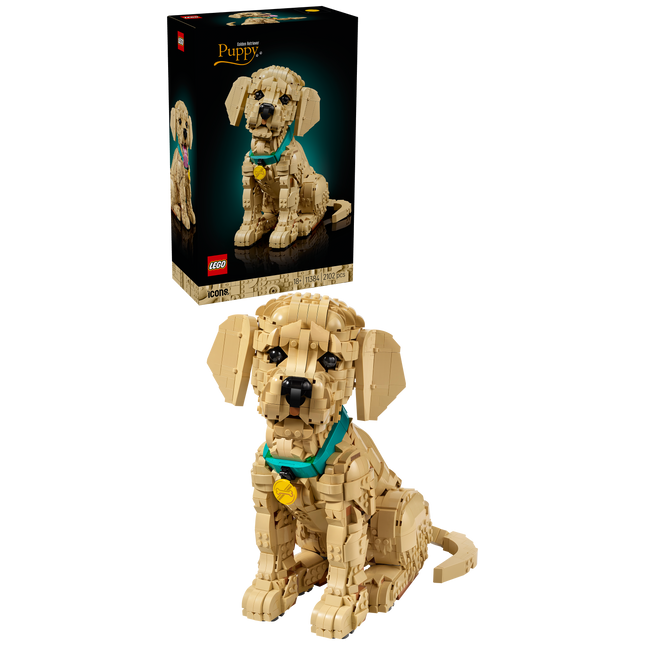 LEGO® Icons Golden Retriever Puppy 11384