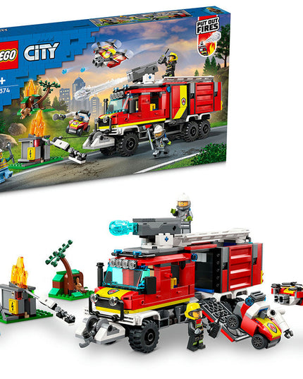 LEGO® City Fire Command Unit Building Toy Set 60374