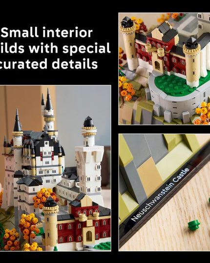 LEGO® Architecture Neuschwanstein Castle Collectible Model Kit for Adults 21063
