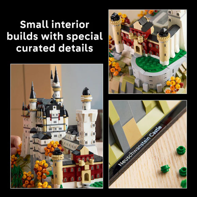 LEGO® Architecture Neuschwanstein Castle Collectible Model Kit for Adults 21063
