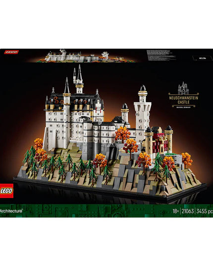 LEGO® Architecture Neuschwanstein Castle Collectible Model Kit for Adults 21063