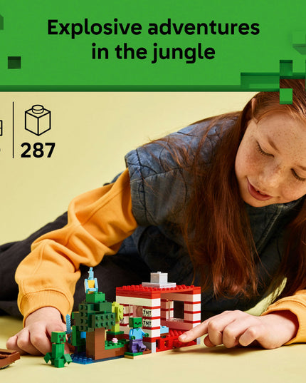 LEGO® Minecraft® The TNT Jungle House, Video Game Collectible Toy 21275