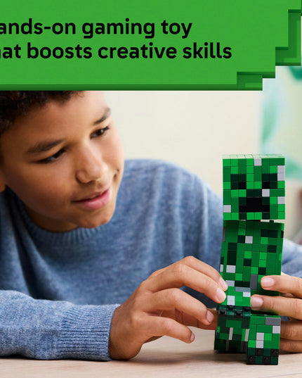 LEGO® Minecraft® The Creeper™ Gamer Decor and Action Figure Building Toy 21276