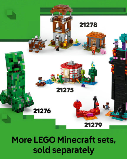 LEGO® Minecraft® The Pickaxe Mine Gamer-Room Decor and Axe Toy 21277