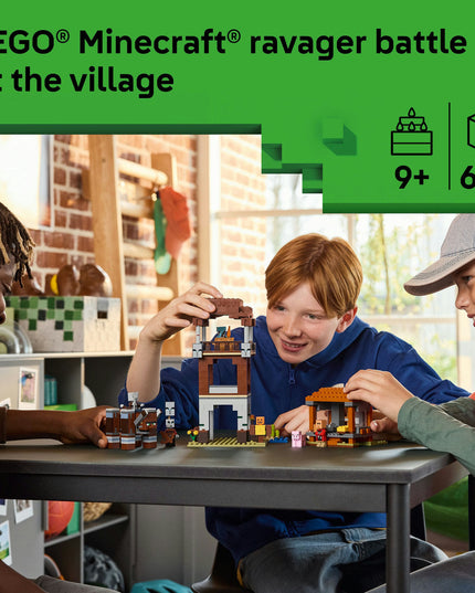 LEGO® Minecraft® The Pillager Outpost and Ravager Gamer Building Toy Gift 21278