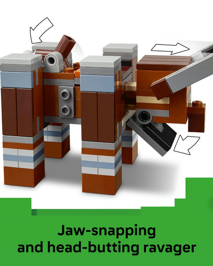 LEGO® Minecraft® The Pillager Outpost and Ravager Gamer Building Toy Gift 21278