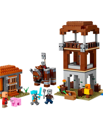 LEGO® Minecraft® The Pillager Outpost and Ravager Gamer Building Toy Gift 21278
