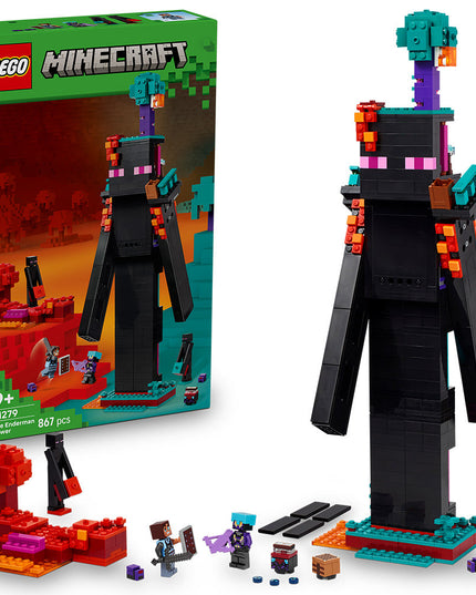 LEGO® Minecraft® The Enderman Tower Toy for Kids, Gamer Gift 21279