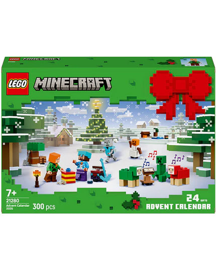 LEGO® Minecraft® Advent Calendar 2025, Christmas Gamer Gifts for Kids 21280