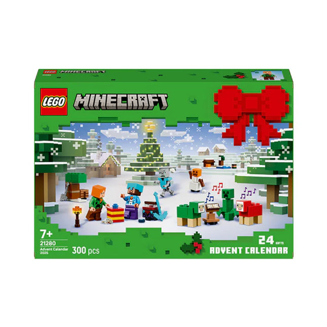 LEGO® Minecraft® Advent Calendar 2025, Christmas Gamer Gifts for Kids 21280