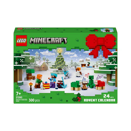 LEGO® Minecraft® Advent Calendar 2025, Christmas Gamer Gifts for Kids 21280